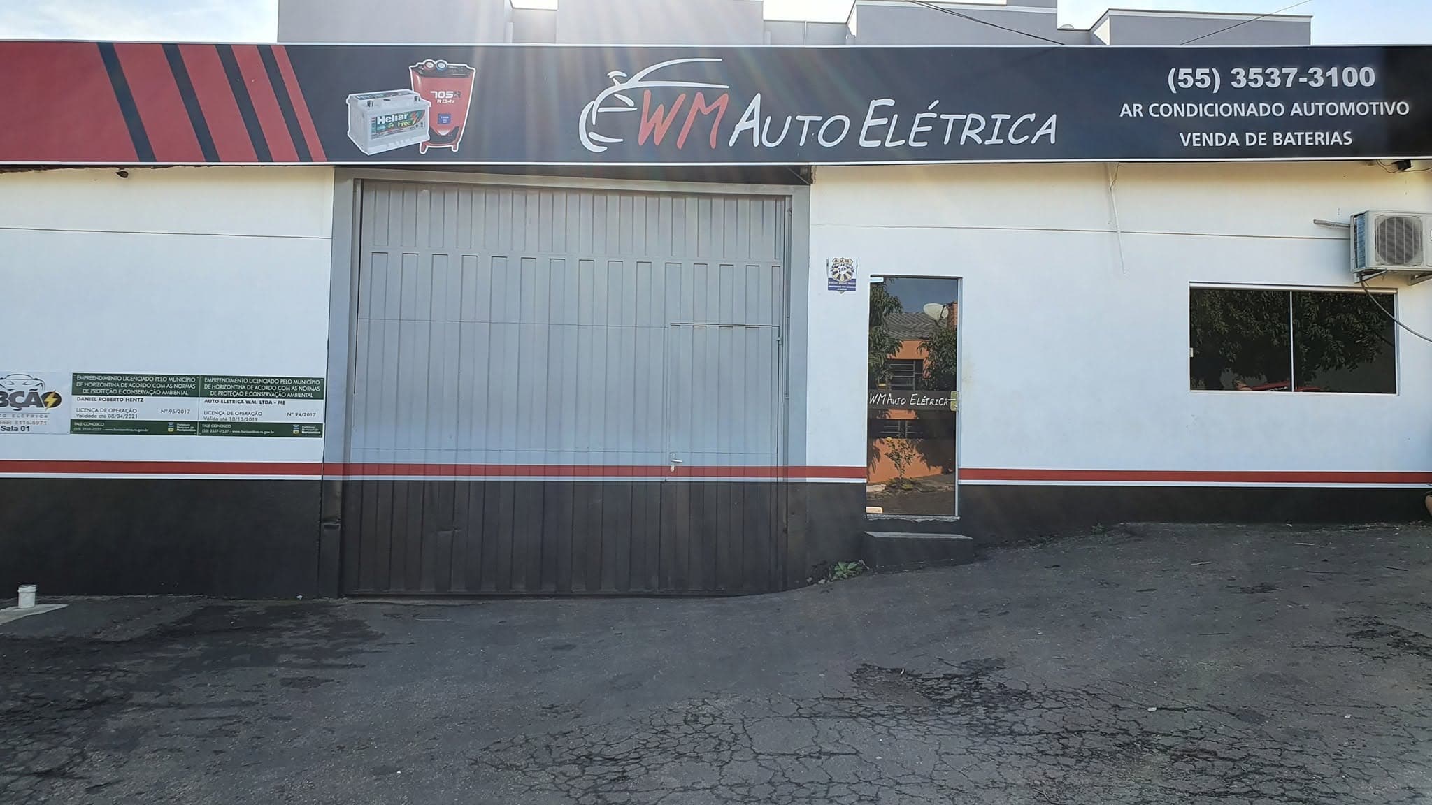 Fachada da WM Auto Elétrica
